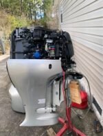 2010 Honda BF150 150HP 4-Stroke Outboard Motor for Sale – 250 Hours, 25" Shaft, BayStar Steering Included - Image 2