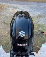 2019 Suzuki 150HP 4-Stroke Outboard Motor for Sale – 170 Hours, Throttle & Cables Included - Image 3