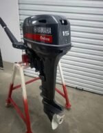 Used Yamaha Enduro 15HP 2-Stroke Outboard Motor for Sale - Image 5